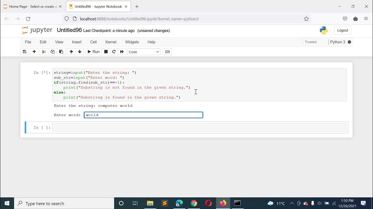 Python Program to Check if a Substring is Present in a Given String ...