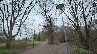Munich Park Walk Early Spring Relaxing Nature Ambience 4K