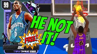 *FREE* DARK MATTER EDDIE JONES GAMEPLAY IN NBA2K24 MyTeam! IS HE A BROKE MAN PG NUMBER ONE