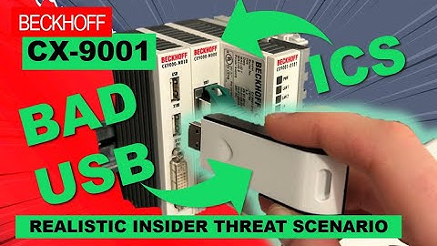 I pwn your Beckhoff CX9001 ICS with a Bad USB HID Injection Attack in less than 30 sec