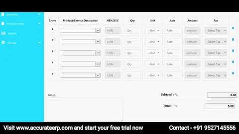 How to Create Purchase Order in ACCURATE ERP