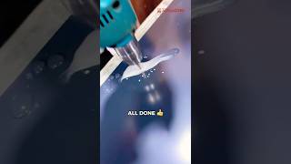 Mirror Glass Drilling #experiment #tutorial