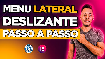 Como Criar MENU LATERAL DESLIZANTE Responsivo Com o Elementor - PASSO A PASSO