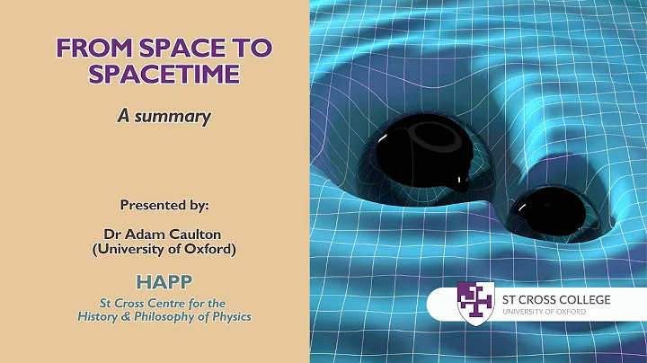"From Space to Spacetime" - HAPP Centre - Dr Adam Caulton