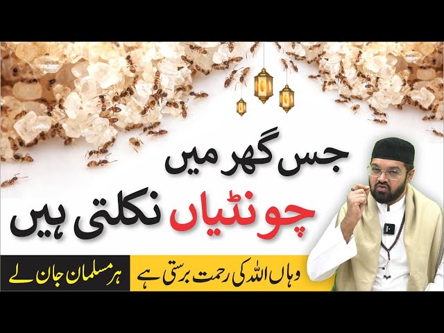 Jis Ghar me Chuntiya Wahan Allah Ki Rehmat | Dr. Fahad Artani Roshniwala class=