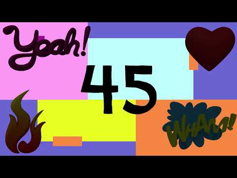 60 Seconds Words & Symbols Timer Made For All Ages With Music! - Includes Sections!!
