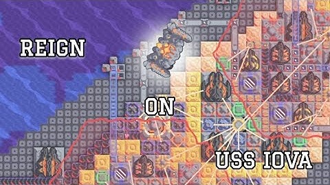 Destroying USS Iova with only 1 Reign | Mindustry