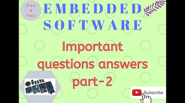 Interview questions and answers embedded software developer part-2