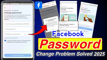 Facebook password change problem 2025🥵 Check your WhatsApp messages problem fixed 🙂 change password