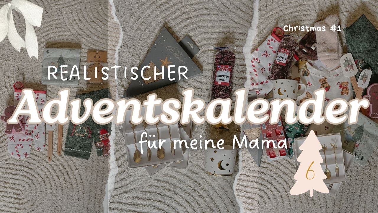 Realistischer Adventskalender für meine Mama - bezahlbar - DIY Adventskalender