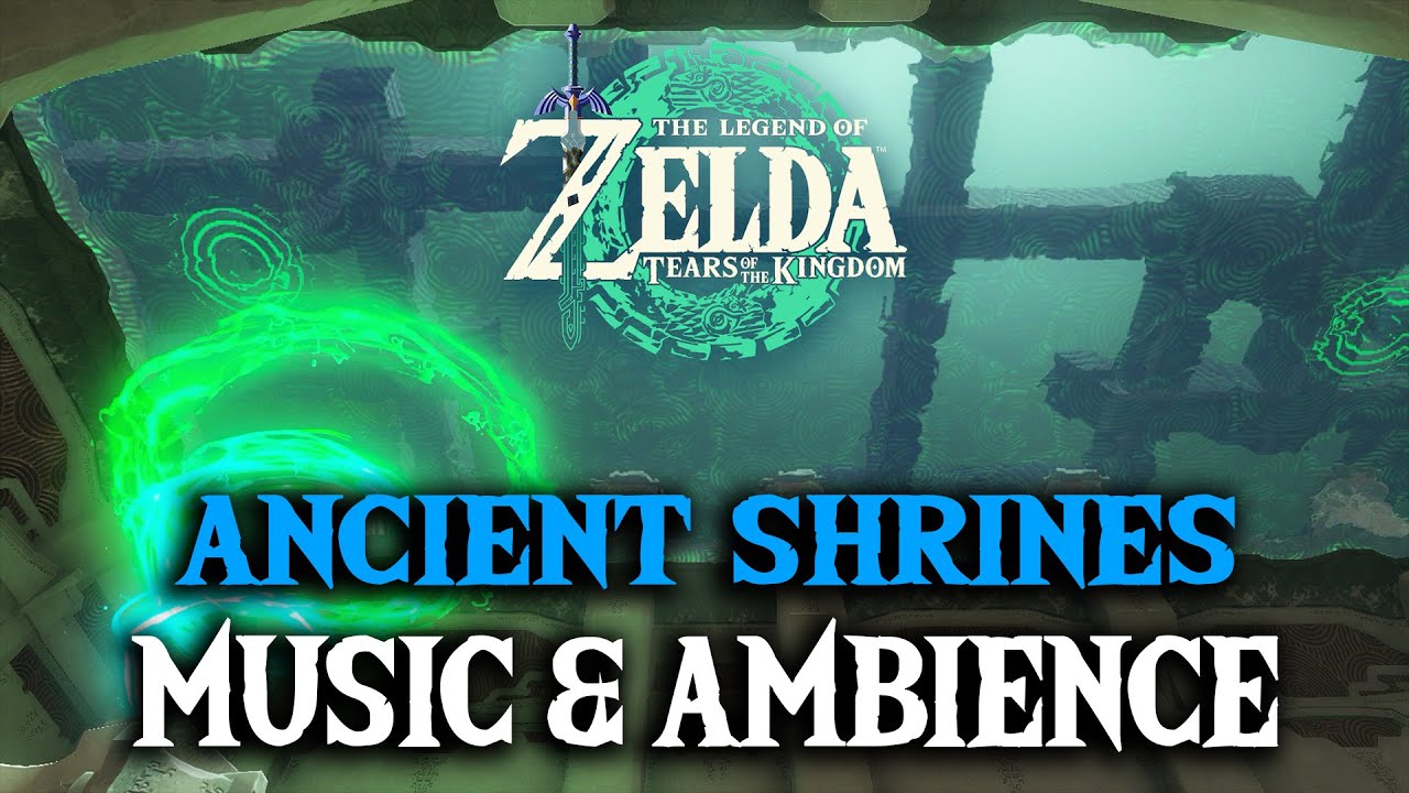 Relaxing Ancient Shrines | Zelda Tears of the Kingdom Music and Ambience