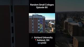 ashland is a nice school in central ohio #ashland #ashlanduniversity #ohio #smallcollege #college