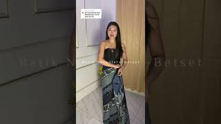 Order di TikTok: batik nusantara-betset #merrybet #tutorial #roklilit #batik #videoshort #outfitidea