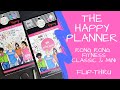 Rong Rong Fitness Classic & Mini| Sticker Book Flip-Thru | 2020 Spring Release | The Happy Planner