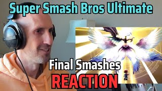 Reacting to EVERY Smash Bros Ultimate final smash for the First Time!