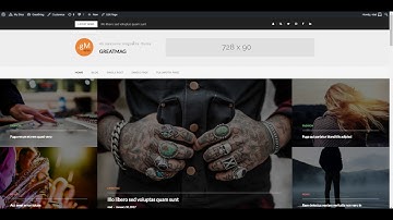 GreatMag: Setting a static front page