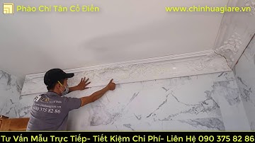 Thi Công Phào Chỉ PU - Phong Cách Nội Thất Tân Cổ Điển