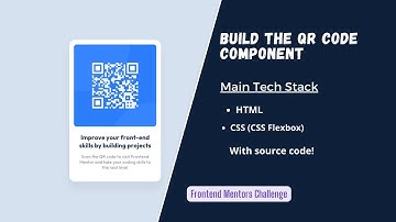 Frontend Mentor QR code component