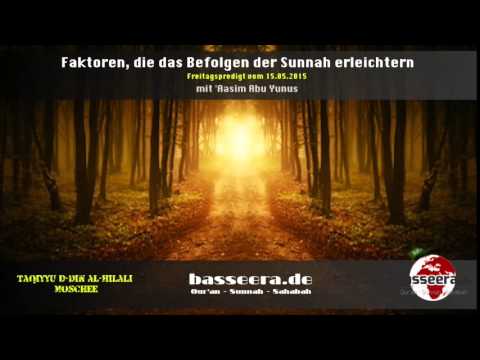 'Aasim Abu Yunus - Faktoren, die das Befolgen der Sunnah erleichtern