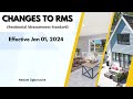 Changes to Residential Measurement Standard - Effective Jan 01, 2024