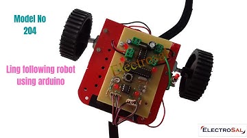 LINE FOLLOWING ROBOTIC VEHICLE USING ARDUINO //Engineering / electrical / electronic / diploma