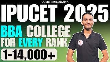 IPU BBA COLLEGE FOR EVERY RANK 2025 | Commerce Bhaiya