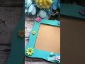 Make a floral picture frame