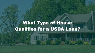 What type of house qualifies for a USDA loan in Florida, Texas, Tennessee, and Alabama