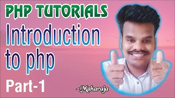 Introduction to Php | Part-1 | php tutorials in telugu | kuncham satish kumar