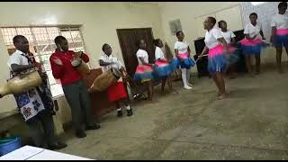 SACHO High School Music students rehearsing for KASU Exams. Dancing to Luhya folk song.