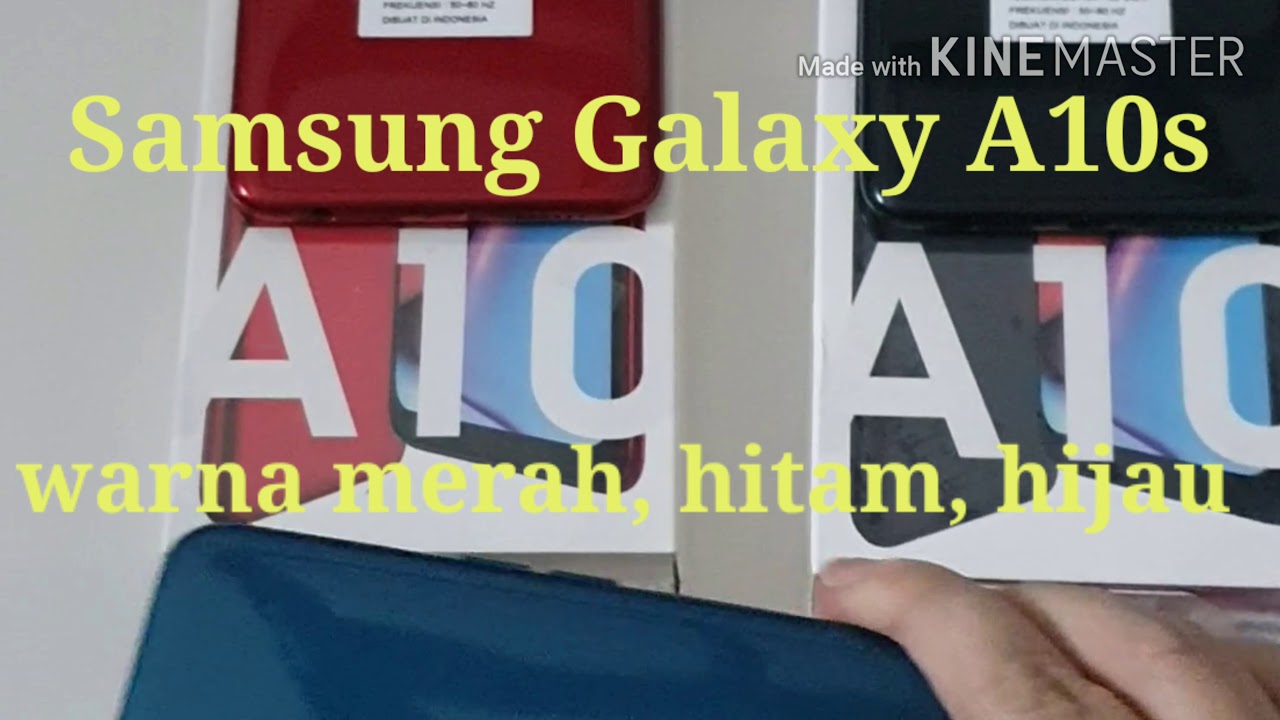 Samsung Galaxy  A10s warna  merah hitam dan hijau  YouTube