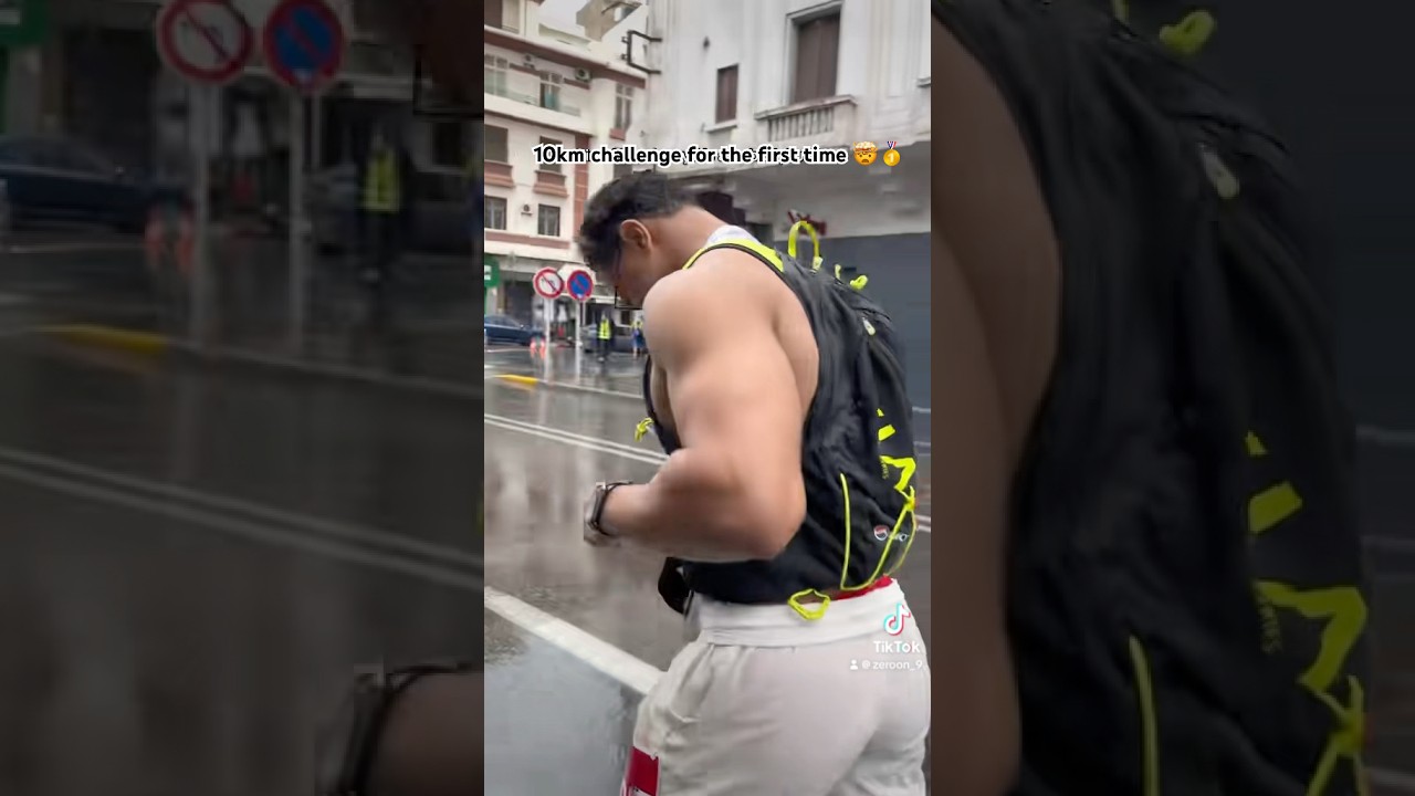 10km challenge as bodybuilder🥇