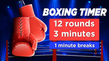 Boxing Match/Training Timer | 12 rounds x 3min with 1 min Breaks