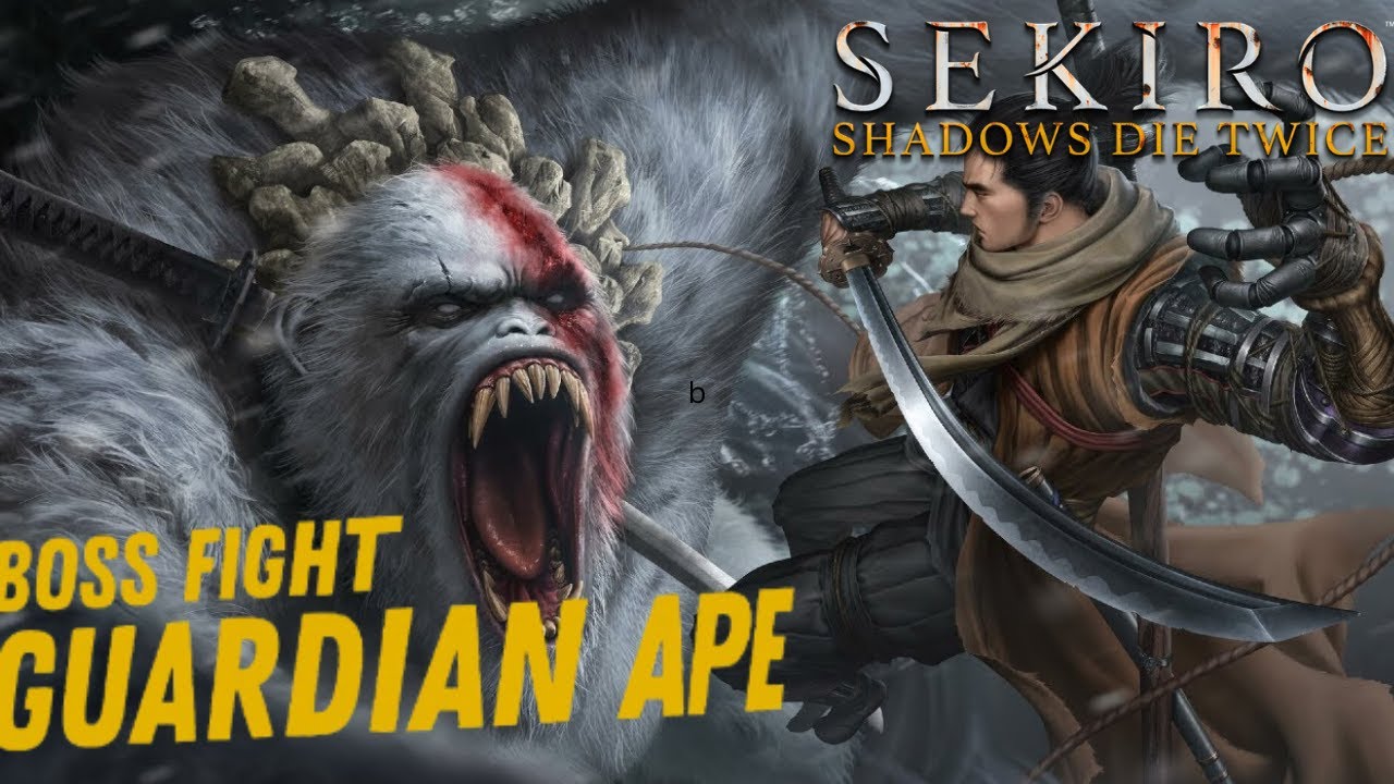 Sekiro : Guardian Ape Boss fight ( Sekiro: Shadows Die Twice ) - YouTube