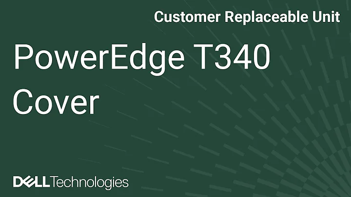 Dell PowerEdge T340: Remove/Install Side Cover