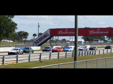 2016 Sebring Spec Miata Cabin Fever Cure - Race 1 - 2nd in SMSE - 7th overall
