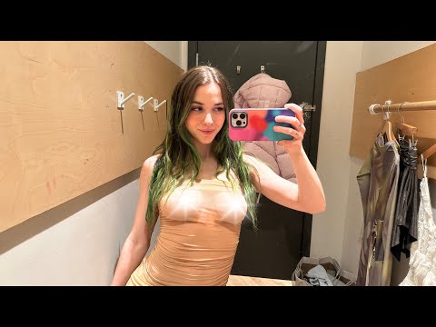 Transparent Nude Dress [4k] with Bailey Rose