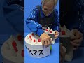 ティッシュでクリスマスケーキを作りました!