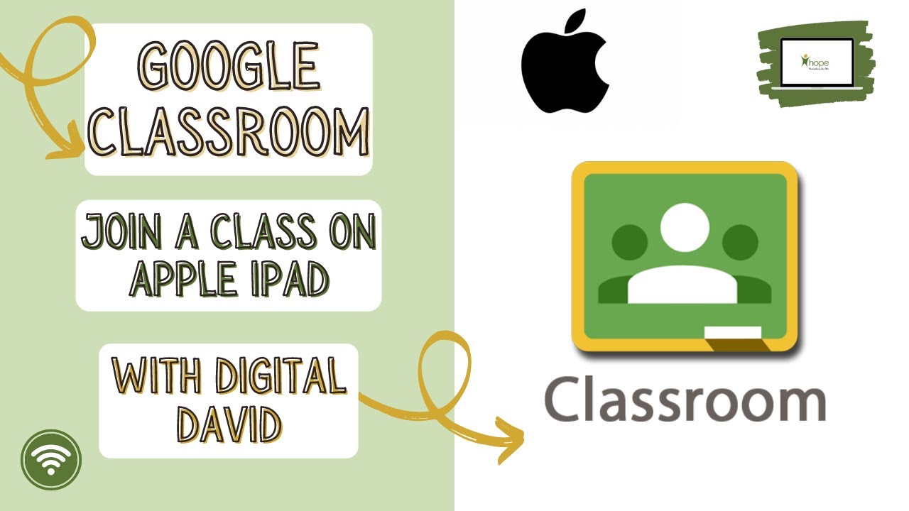 Joining Google Classroom on an Apple iPad - YouTube