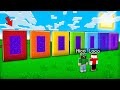NON DOVEVO ENTRARE NEI *PORTALI ARCOBALENO* SU MINECRAFT! 😱