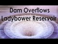 Ladybower reservoir dam overflows - DJI Mavic