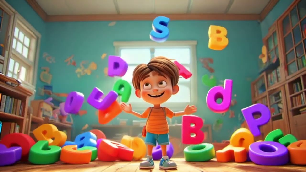 Chanson pour enfant, apprendre le français facilement, dessin animés, Apprendre les Alphabets