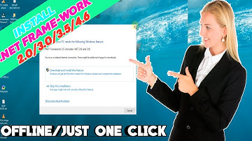 How To Install .NET Frame Work 3.5 on Windows 8, 8 1, windows 10 One Click