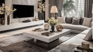 GORGEOUS LIVINGROOM AND COFFEE TABLE INTERIOR DECORATIONS