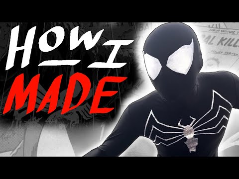 How I made the SYMBIOTE SPIDER-MAN SUIT (EASY TUTORIAL)