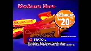 Statoil Veckans Vara - Reklam Tv4 1999-09-20