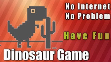Hidden Dinosaurs Google Chrome Game I No Internet Have Fun | Dino Game | High Score?
