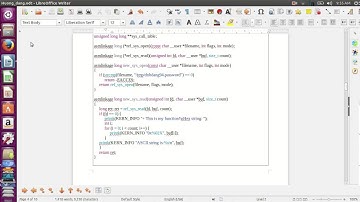 Demo System Calls Hooking