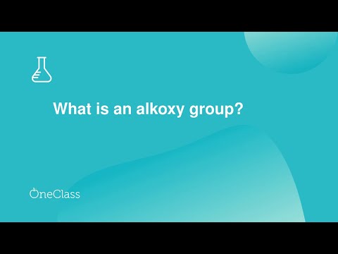 What is an alkoxy group?