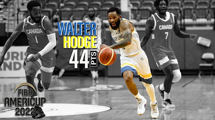 Walter Hodge CRAZY 44 Pts Full Highlights vs Canad...